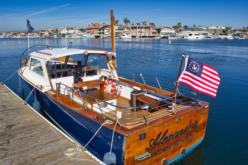 Alexandria is our classic wood boat